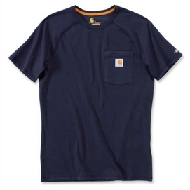 Shirt Carhartt Men Force Cotton T-Shirt S/S Navy