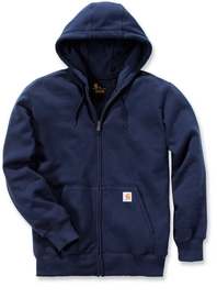 Vest Carhartt Men Zip Hooded Sweatshirt Original New Navy