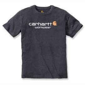 T-Shirt Carhartt Men Core Logo Workwear T-Shirt S/S Carbon Heather