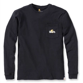 Trui Carhartt Men Woodsman Graphic T-Shirt L/S Black