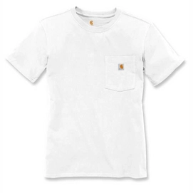 T-Shirt Carhartt Femme Workwear Pocket S/S T-shirt White-S