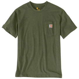 T-Shirt Carhartt Men Workwear Pocket S/S Winter Moss Heather
