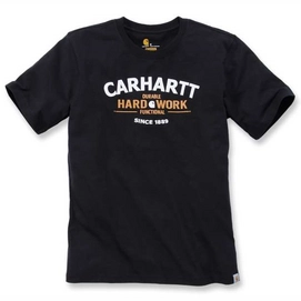 T-Shirt Carhartt Men Graphic Hard Work T-Shirt S/S Black