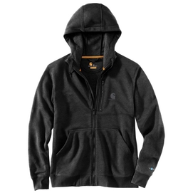 Vest Carhartt Men Delmont Zip Hooded Sweatshirt Black Heather