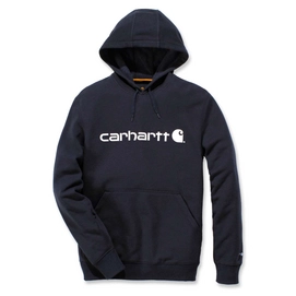 Trui Carhartt Men Delmont Graphic Hooded Sweatshirt Navy Heather
