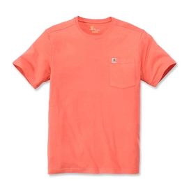 T-Shirt Carhartt Men Southern S/S Pocket Hot Coral-M
