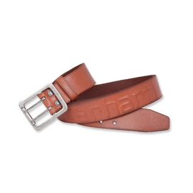 Gürtel Carhartt Logo Belt Herren Carhartt Brown