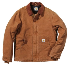 Jas Carhartt Men Duck Traditional Jacket Brown
