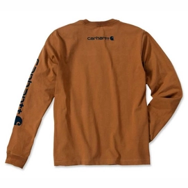 Longsleeve Carhartt Men Sleeve Logo Brown