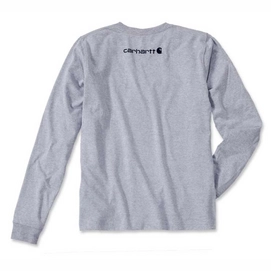 Longsleeve Carhartt Men Sleeve Logo Heather Grey
