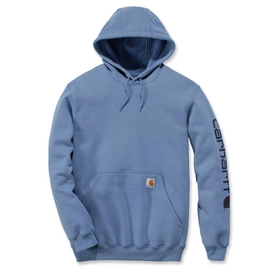 Trui Carhartt Men Sleeve Logo Hooded Sweatshirt French Blue-XS