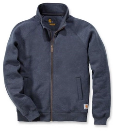 Vest Carhartt Men Midweight Mock Neck Zip Sweatshirt Charcoal Heather