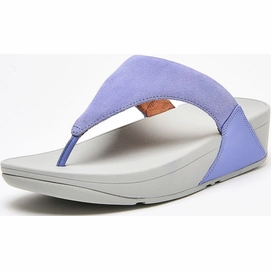FitFlop Women Lulu Toe Post Leather/Suede Mix Wild Lavender