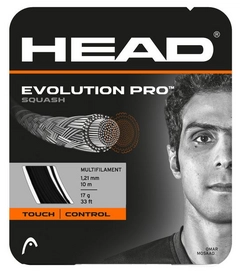 Squashsnaar HEAD Evolution Pro Zwart (1,21mm/10m)