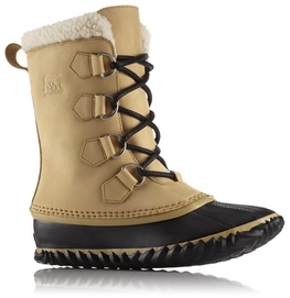 Bottes de Neige Sorel Women Caribou Slim Curry Black