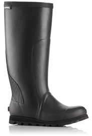Sorel Women Joan Rain Tall Black Sea Salt