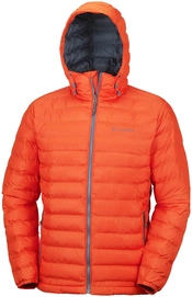 Jacket Columbia Men Powder Lite Hooded Hot Pepper