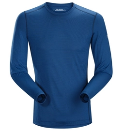 T-shirt Arc'teryx Men Phase SL Crew LS Triton Bleu