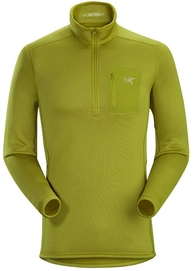 Fleece Arc'teryx Men Rho AR Zip Neck Olive Amber