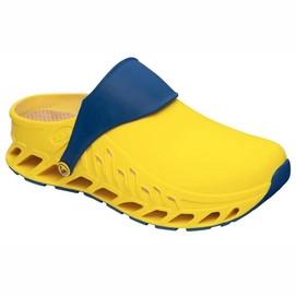 Clog Scholl Evoflex Yellow Navy Blue Unisex-Schuhgröße 35