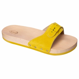 Flip Flops Scholl Pescura Flat Matt Yellow Damen-Schuhgröße 36