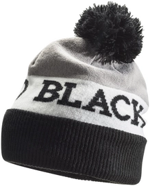 Muts Black Diamond Tom Pom Beanie Black-White-Nickel