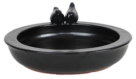 Vogelbad Esschert Design Rond Antraciet