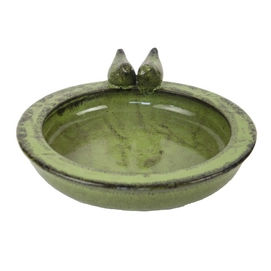 Vogelbad Esschert Design Rond Groen