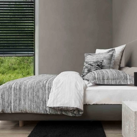 Bettwäsche Heckett & Lane Refined Flen Schwarz Weiss Baumwolle