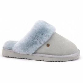 Pantoffel Warmbat Flurry Suede Ice Blue Damen-Schuhgröße 36