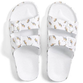 Slipper Freedom Moses Kids Fancy Bolt White