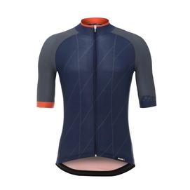 Fietsshirt Santini Men Ace Short Sleeve Nautica Blue