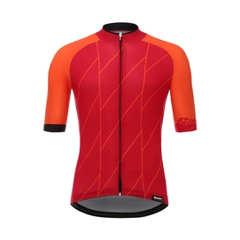 Fietsshirt Santini Men Ace Short Sleeve Red