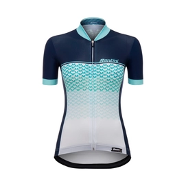 Fietsshirt Santini Women Volo Acqua
