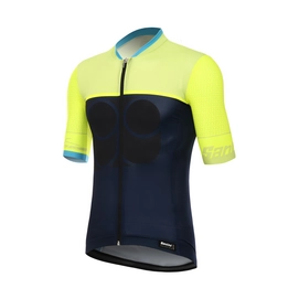 Fietsshirt Santini Men Sleek 99 Short Sleeve Yellow