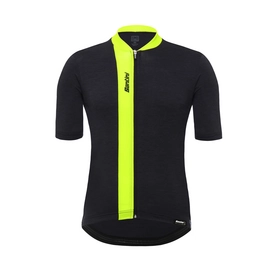 Fietsshirt Santini Men Origine Short Sleeve Flashy Yellow