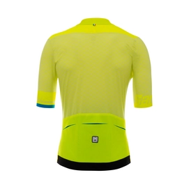 Fietsshirt Santini Men Redux Short Sleeve Yellow