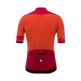 Fietsshirt Santini Men Redux Short Sleeve Red