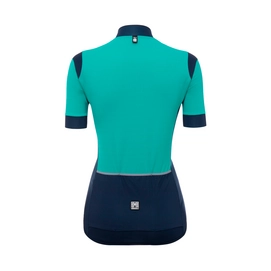 Fietsshirt Santini Women Wave Short Sleeve Full Zip Purple