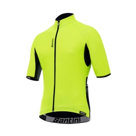 Fietsshirt Santini Men Beta Light Short Sleeve Flashy Yellow