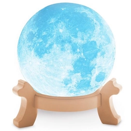 Nachtlicht Full Moon 3D Moon Lamp Multicolor