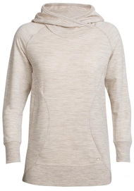 Trui Icebreaker Womens Dia Pullover Hoody Fawn Heather