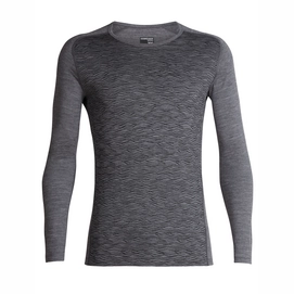 Ondershirt Icebreaker Mens 200 Oasis Deluxe Raglan LS Crewe Fall Line Gritstone Heather