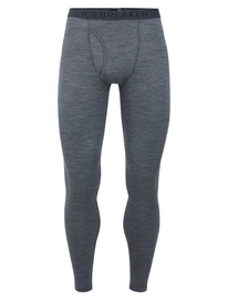 Ondergoed Icebreaker Mens 200 Oasis Leggings w Fly Gritstone Heather Monsoon