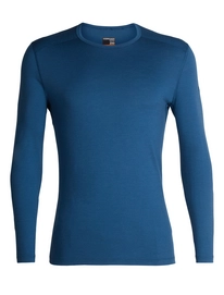 Ondershirt Icebreaker Mens 200 Oasis LS Crewe Prussian Blue