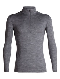 Sous-vêtement Icebreaker Mens 200 Oasis LS Half Zip Gritstone Heather