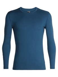 Undershirt Icebreaker Mens 260 Tech LS Crewe Prussian Blue