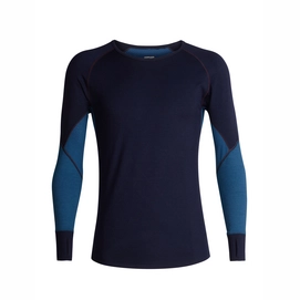 Ondershirt Icebreaker Mens 260 Zone LS Crewe Midnight Navy Prussian Blue