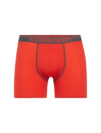 Boxershort Icebreaker Mens Anatomica Boxers Chili Red Monsoon