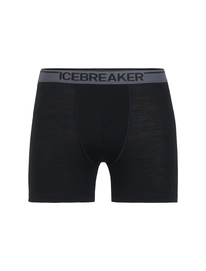 Boxershort Icebreaker Mens Anatomica Boxers w Fly Black Monsoon
